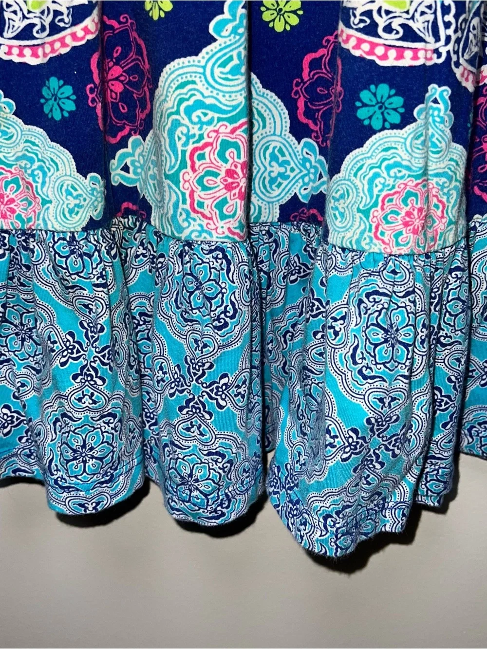 Girl’s Paisley Ruffle Sundress